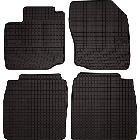 Tappetini in gomma per auto per: Honda Civic IX hatchback (2012-2016) - neri, su misura (1/5)