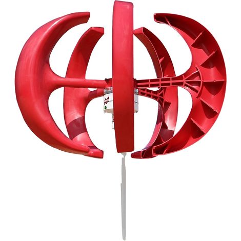 Filiyano-Générateur éolien vertical, puissance maximale, fonctionnement silencieux, étanchéité IP68, rouge, 400 W, 24 V