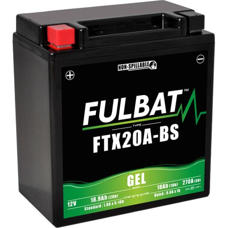 FULBAT FUL GEL Batterie - FTX20A-BS / YTX20A-BS (Gel, wartungsfrei)