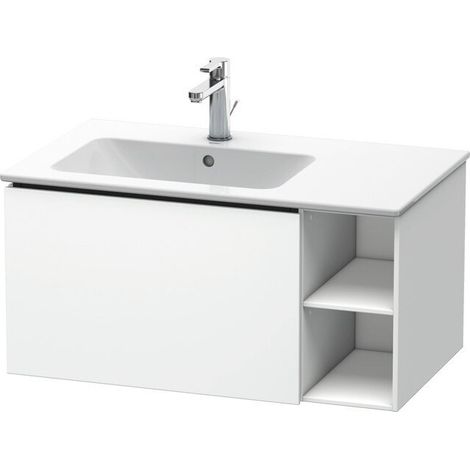 DURAVIT LC619108484 L-Cube WTU blanc 820x481x400mm, 1 tiroir/1 porte (1AZ)