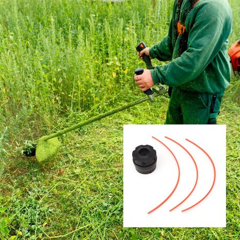 Trimmerkopf, Rasenmäher-Freischneider, Grastrimmer, Gartenschere, Kunststoff, Schwarz, Einfach, Robust (1/5)
