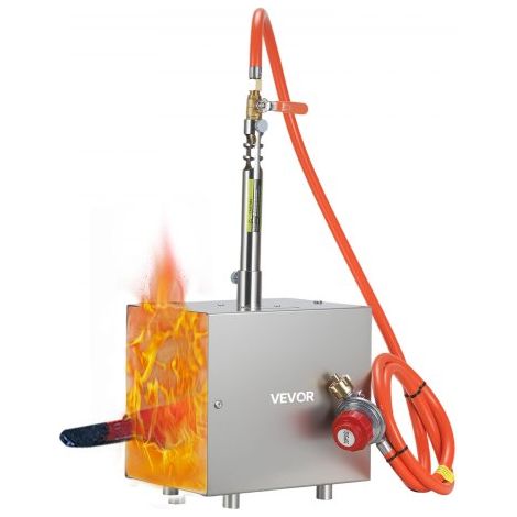 Propan-Schmiedeofen 1 Brenner, Gasesse 1390 °C, Schmelzofen, Gas Schmiede, Hufschmiede, Brennofen Gasschmiedewerkzeuge & -ausrüstung, Schmiedeesse zum Metallschmieden, Forge (1/5)