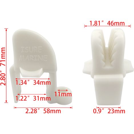 Boucle dentelée noire, fixation de garde-boue flottante en nylon et acier, boucle à bille anti-collision, ajusteur - blanc - boucle (1/4)
