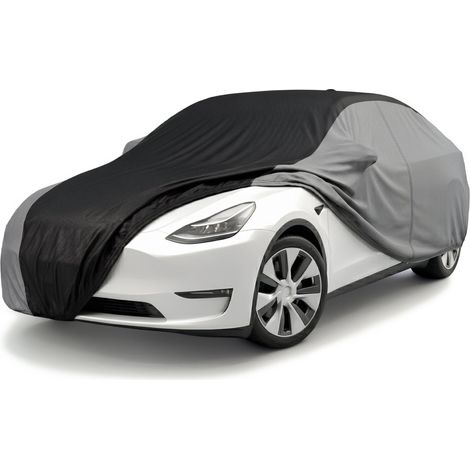 Housse de voiture Indoor Eco, bâche complet pour l'interieur taille 9 SUV/VAN noir (1/5)