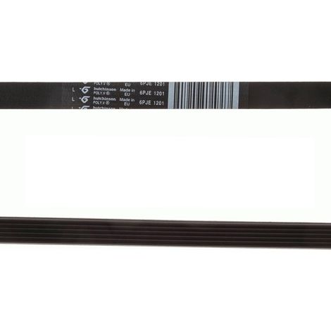 Courroie Rainurée 6Pje 1201 Pour Modèles Wmg8237Bseu, Ew8F4, Fwl8F4 (1/2)