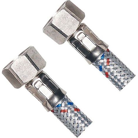 Tuyau flexible en acier inoxydable FxF 3/4"x3/4", (L) 30cm