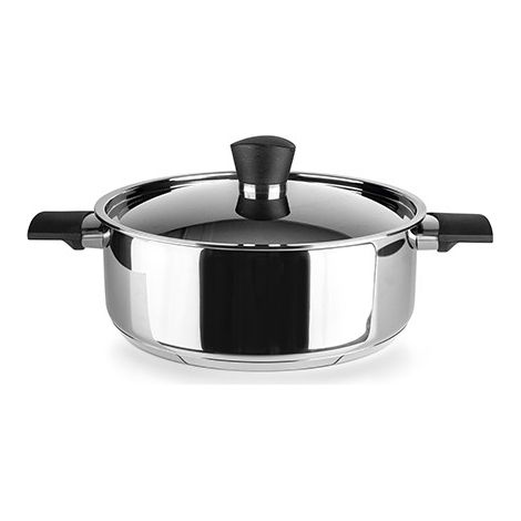 CASSERUOLA INOX INDUZIONE SVEA - 28 CM
