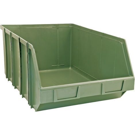 Contenitore sovrapponibile in PEHD modello 5KS - Verde - Mobil Plastic (1/3)