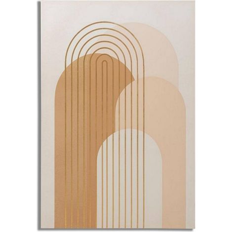 Dmora - Gemälde Proto, Wandgemälde, Ornamentales Paneel, Dekoratives Zubehör, 80x3 h120 cm, Bunt