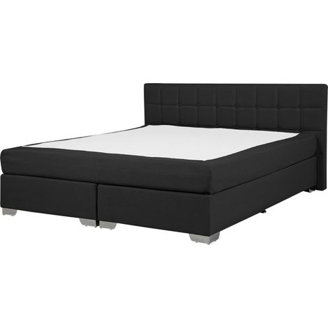 Divan Bed Fabric ADMIRAL 140 x 200 cm (EU Double) Black (1/5)