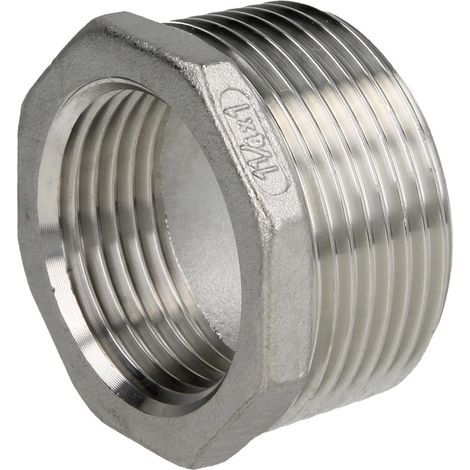 Réduction en inox 1 1/4'' x 1'' FM/FF