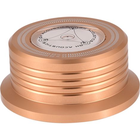 Disque Stabilisateur de Platine Vinyle avec Niveau à Bulle, Compatible 33/45/78 Tours - Pour Tourne-disques (1/5)