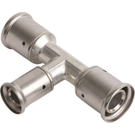 Té réduit laiton multicouche à sertir BE Ø32x3.0-20x2.0-32x3.0 (1/2)