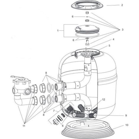 10 - Socle pour filtre RTM - Socle pour RTM 610