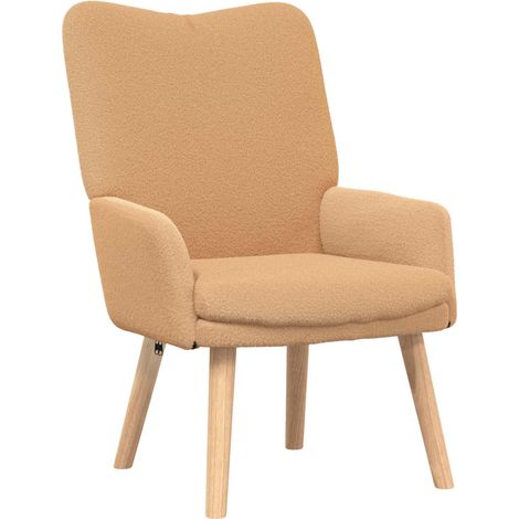 Maison Exclusive - poltrona Beige 63 x 67 x 94 cm Poliestere e compensato (1/5)