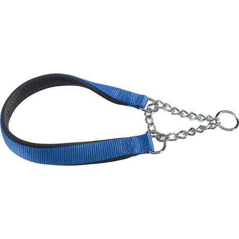 Ferplast DAYTONA CSS Collare a semistrangolo con imbottitura soft. In vari colori e misure.. Variante CSS25/60 - Misure: A: 50-60 cm B: 25 mm - Blu