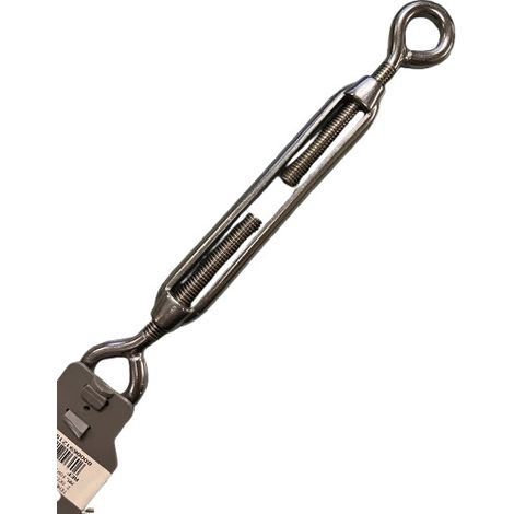 TENDITORE A VITE 2 OCCHIELLI INOX 10X150MM