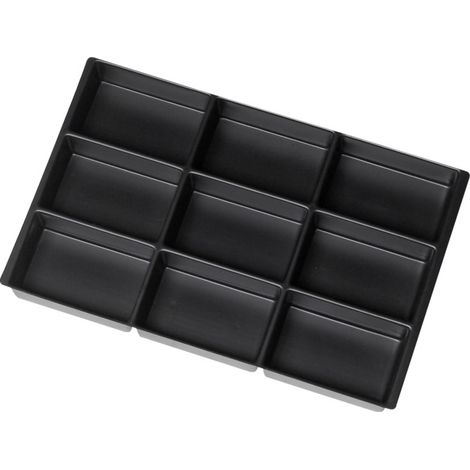 Kit de compartimentation Rau pour tiroirs Tiroir-E H 60-360mm Bac à matériel 9 compartiments
