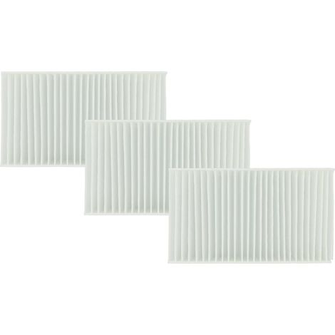 vhbw 3x Pollenfilter kompatibel mit Miele T 4804 C, T 4464 C, T 4465 C, T 4805 C Wäschetrockner