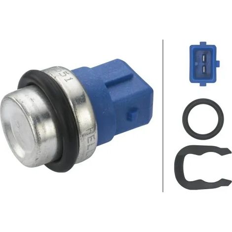 Sonde, température du liquide de refroidissement Hella 6PT 009 107-551 AUDI