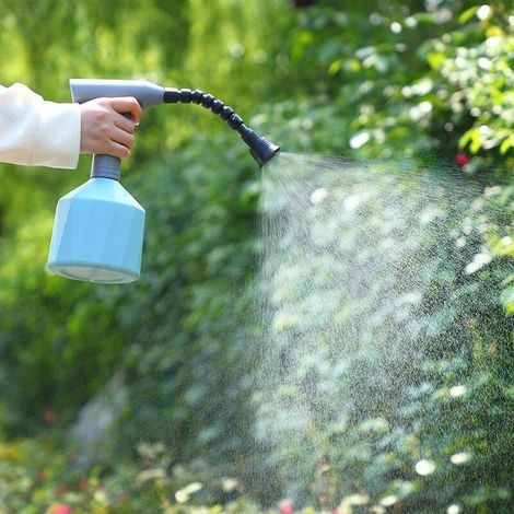 Elektrischer Sprüher mit Düse, tragbare Gießkanne für Rasen und Garten (rosa, 1 l) (1/3)