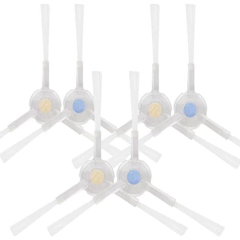 Lntyq Remplacement Balayeur Brosse Latérale pour Narval T10 Robot Aspirateur - Nylon Nettoyage Brosses Parties (3 Set) (1/5)