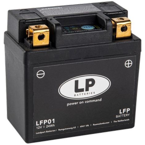 Batterie moto Landport Lithium LFP01 12.8v 2AH 120A pour KTM Husqvarna