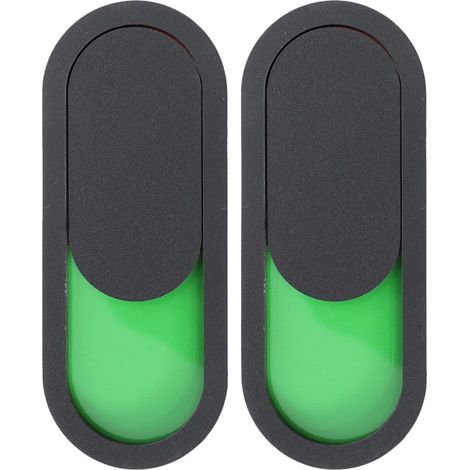 Panneau « Ne Pas Déranger » pour Toilettes en Verre Organique 2 Pièces, Signe Coulissant Vert et Rouge, Protection Vie Privée Robuste pour Bureaux (1/5)