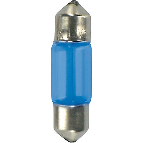 12V Lampada siluro Blu-Xe - 8x28 mm - 10W - SV7-8 - 2 pz  - D/Blister (1/4)