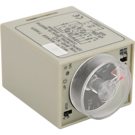 Miniatur-Einschaltverzögerungsrelais mit einstellbarer Zeitperiode, Modus B, AH3 NA, AC 220 V, 50/60 Hz (1/5)