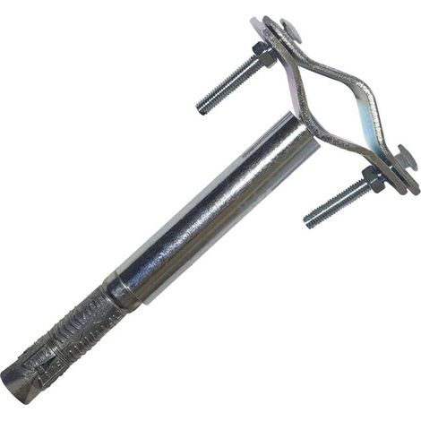 ZANCA AD ESPANSIONE PER PALO ANTENNA cm 15,5 - ancoraggio 25  50 mm
