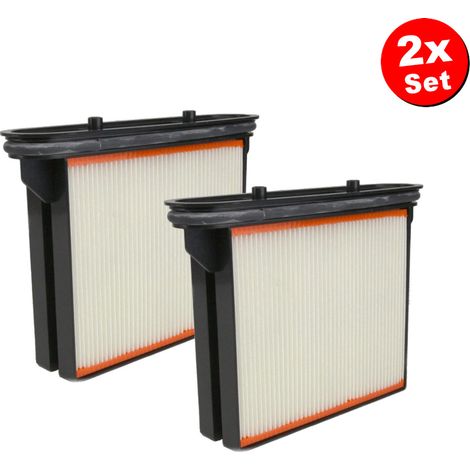 2x Filter Ersatzfilter Feinstaubfilter Faltenkassette Faltenfilter Nassfilter - Ersatzteil für Nass- / Trockensauger von Bosch Gas 25 (1/4)