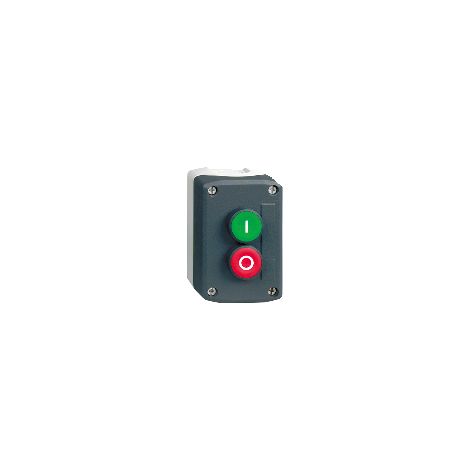 Harmony boite - 2 boutons poussoirs Ø22 - vert /rouge - XALD213