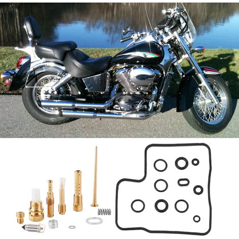 22-teiliger Vergaser-Reparatursatz, kompatibel mit HONDA VT750 1998-2003, Dichtung und Düse, Motorrad-Dichtungssatz, Oldtimer-Ersatzteil. (1/5)