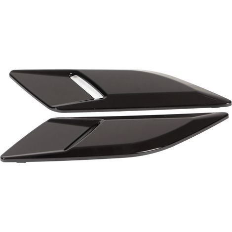 Cocoarm Car Engine Vent Cover Bonnet Air Outlet Decoration Fit for Sport L494 2014-2022 2PCS ABS Protective Traps ABS Snap Installation with Black (1/5)
