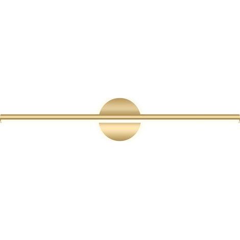 Lampe LED pour miroir de salle de bain, lampe de vanité moderne, lampe de vanité de salle de bain, lampe murale de vanité de baignoire en métal doré, 40 x 13 x 6 cm, lumière blanche 10 W (1/5)
