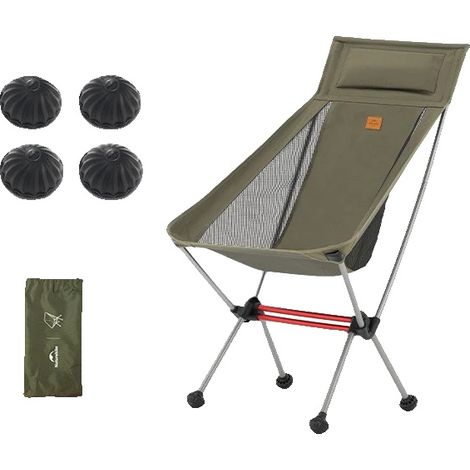 Chaise de plage pliante, design ultraléger, matériau durable, Vert-L02 (1/2)