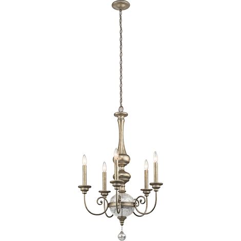 Elstead Rosalie - Lampadario a 5 Luci Finitura Oro, E14 (1/5)