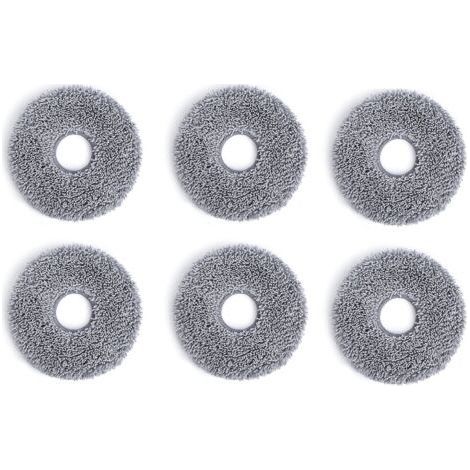ALLIANDIS6 Pièces Chiffons de nettoyage lavables / réutilisables, pour aspirateur robot DEEBOT T30 PRO OMNI / T30 OMNI, accessoire d'origine (1/5)