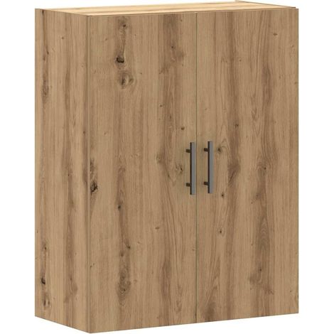 Maison Exclusive - Mobile a Parete Rovere Artigianale 69,5x34x90 cm