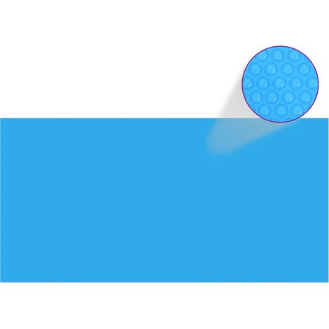 Vidaxl – Couverture solaire pour piscine 600x300 cm – En PE avec bulles – Augmente la température de l'eau jusqu'à 1 °C – Réduit l'évaporation