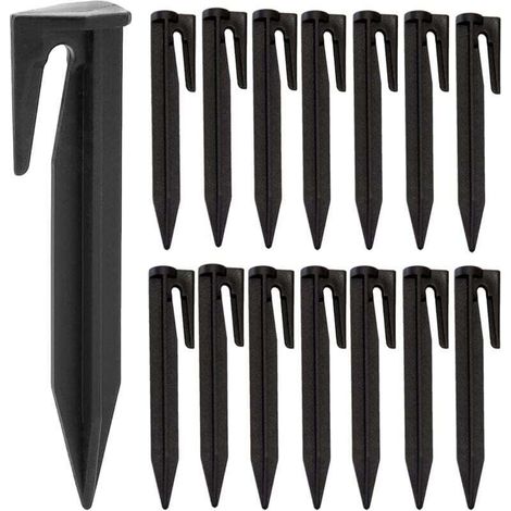 100 Pièces Piquet Fil Robot Tondeuse,Piquets de Fixation en Plastique Robuste