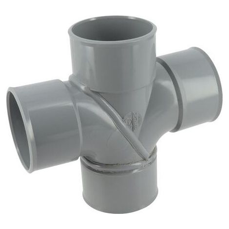 PVC-Kreuz 87° 30 (90°) Weiblich/Weiblich - 63
