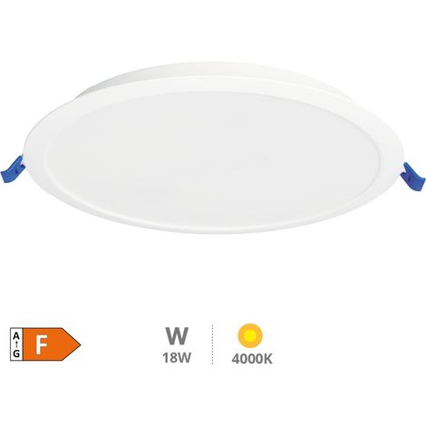 Downlight empotrable LED redondo Belur 18W 4000K Blanco (1/5)