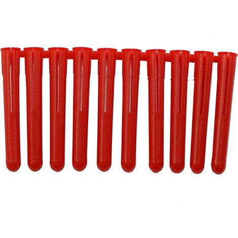 Jcp Fixings Plastic Plugs Red 5.5 x 30mm - Box of 1000