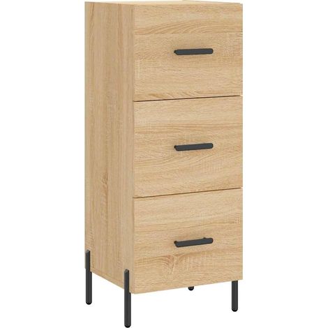 Maison Exclusive - Aparador madera contrachapada color roble Sono