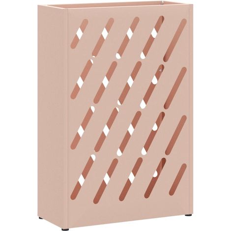 Porte-parapluie Rose 28 x 12 x 41 cm Acier (1/5)