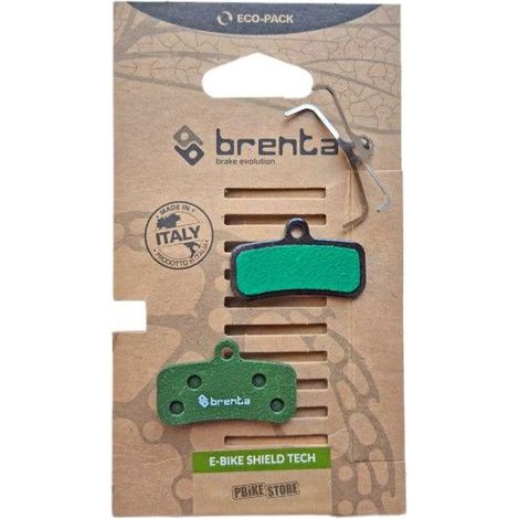 Pastillas de freno BRENTA para bicicletas eléctricas de montaña, carretera y de montaña. Compatibles con Shimano XTR BR-M9120, XT BR-M8020, BR-M8120, Saint BR-M820, Saint BR-M810, Zee BR-M640, BR-MT52