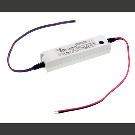 Driver LED Mean Well PLN-20-24 60 W 24 V DC 0,8 A Tension fixe/courant constant (1/3)