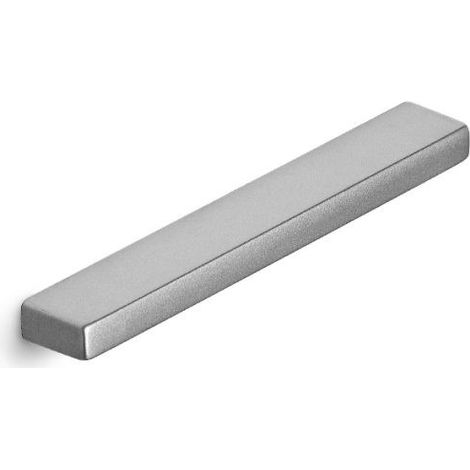 Maniglia Smooth da camera effetto alluminio 130 x 10 mm